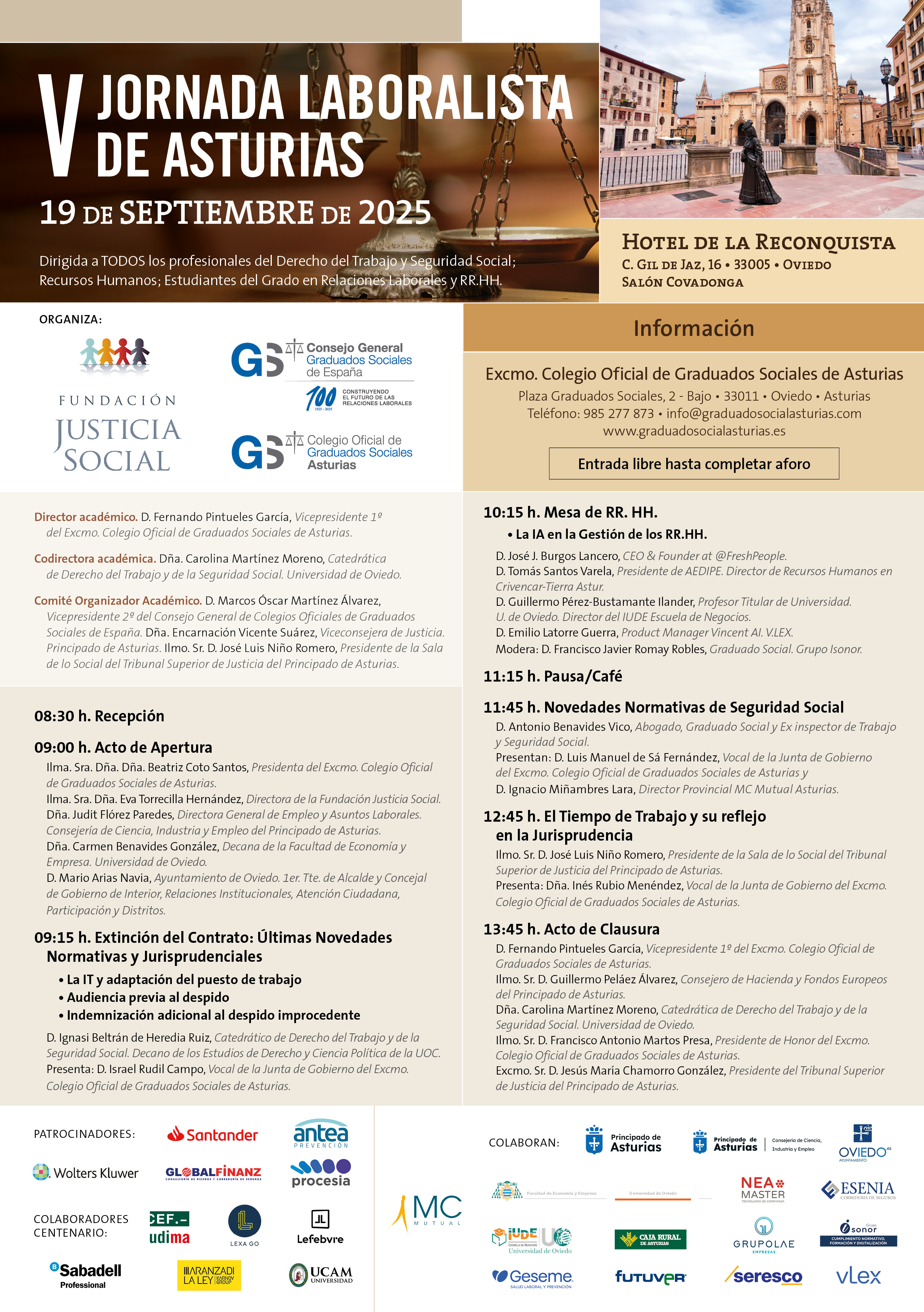 V JORNADA LABORALISTA DE ASTURIAS