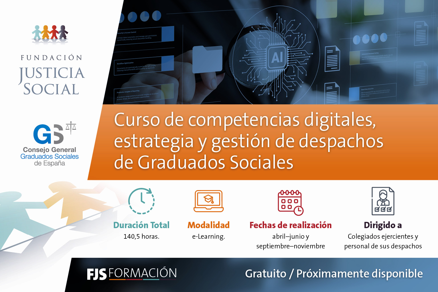 CURSO DE COMPETENCIAS DIGITALES, ESTRATEGIA Y GESTION DE DESPACHOS DE GRADUADOS SOCIALES.