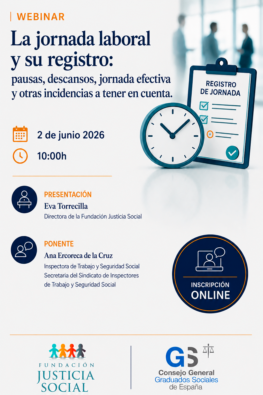LA JORNADA LABORAL Y SU REGISTRO: PAUSAS, DESCANSOS, JORNADA EFECTIVA Y OTRAS INCIDENCIAS A TENER EN CUENTA