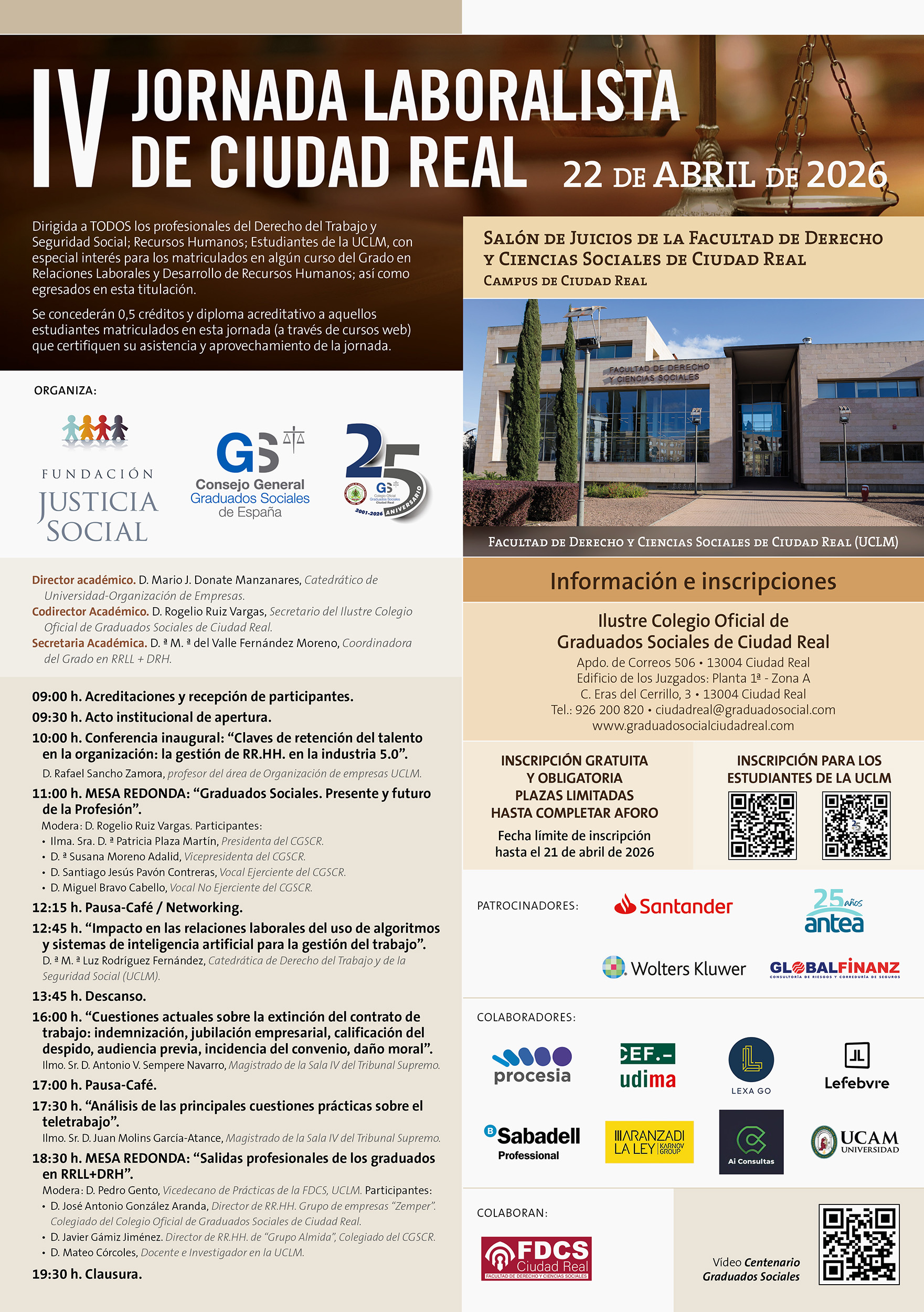 IV JORNADA LABORALISTA DE CIUDAD REAL