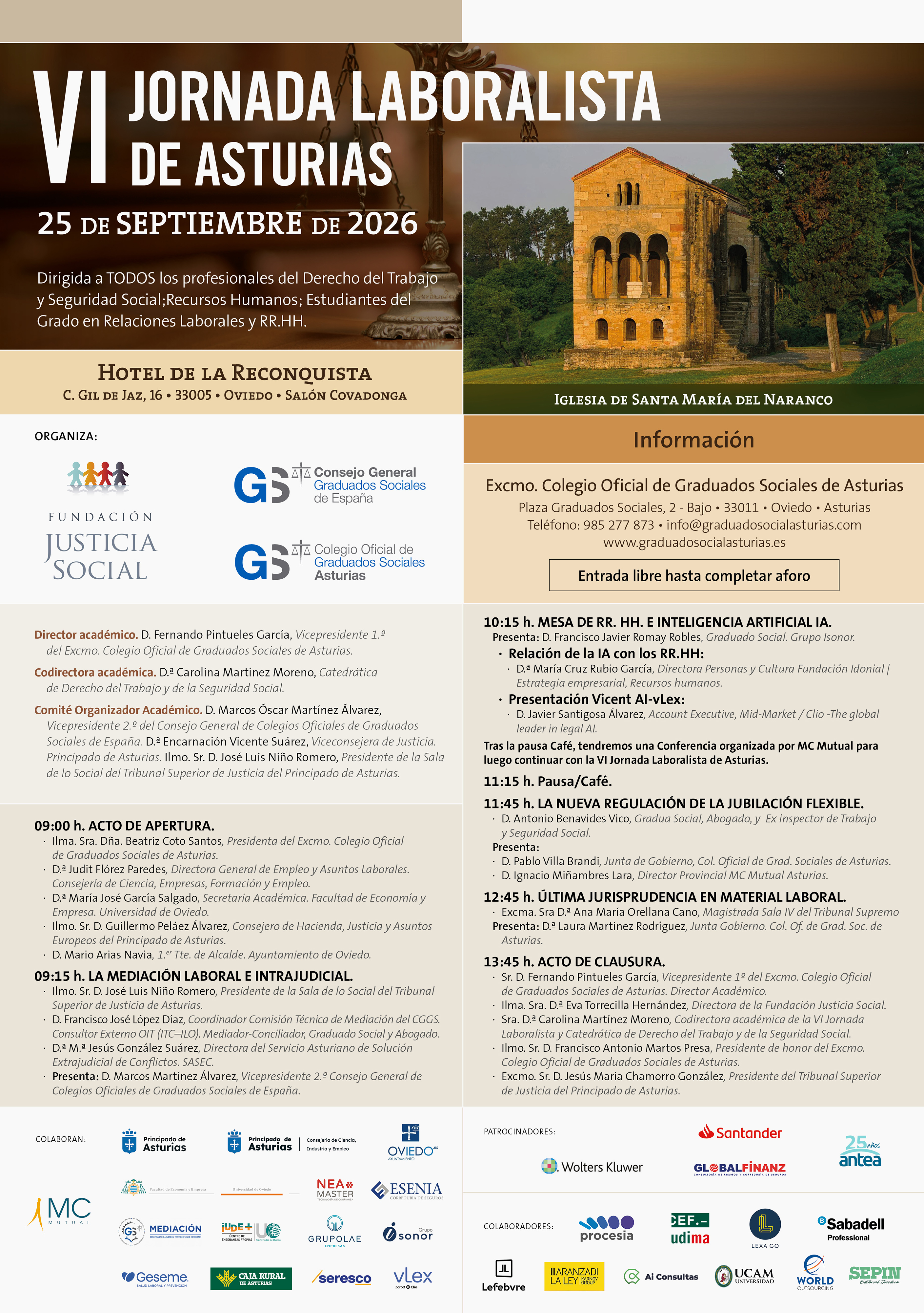 VI JORNADA LABORALISTA DE ASTURIAS