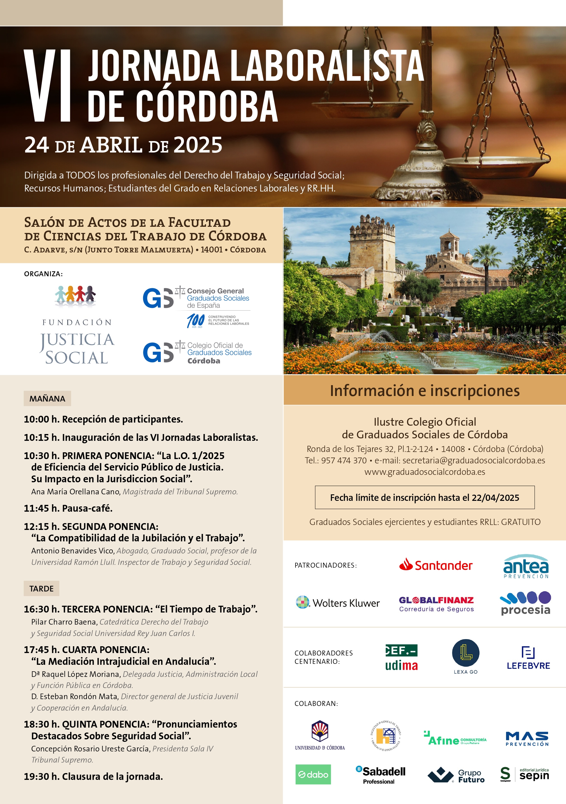 IV JORNADA LABORALISTA DE CORDOBA