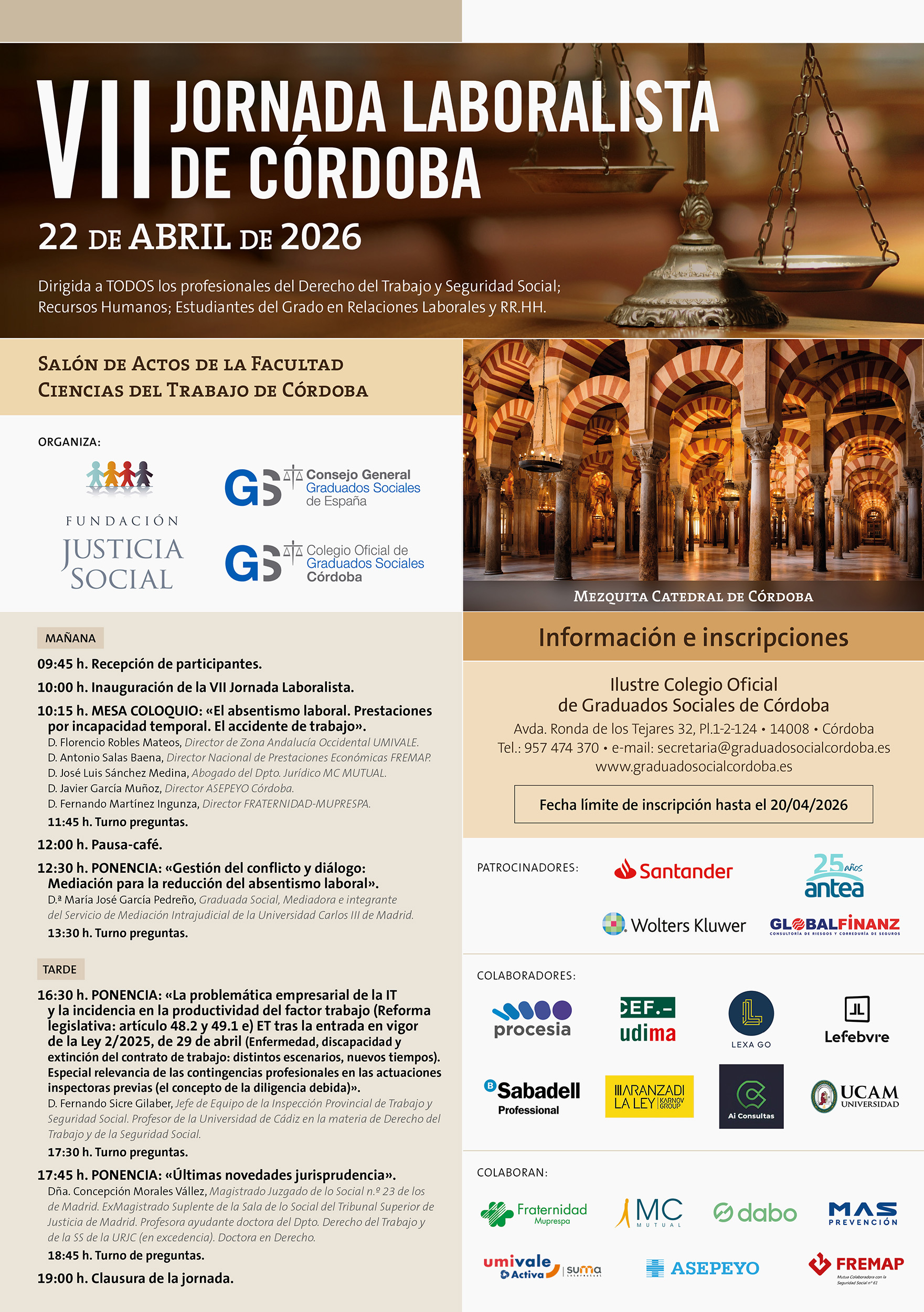 VII JORNADA LABORALISTA DE CÓRDOBA
