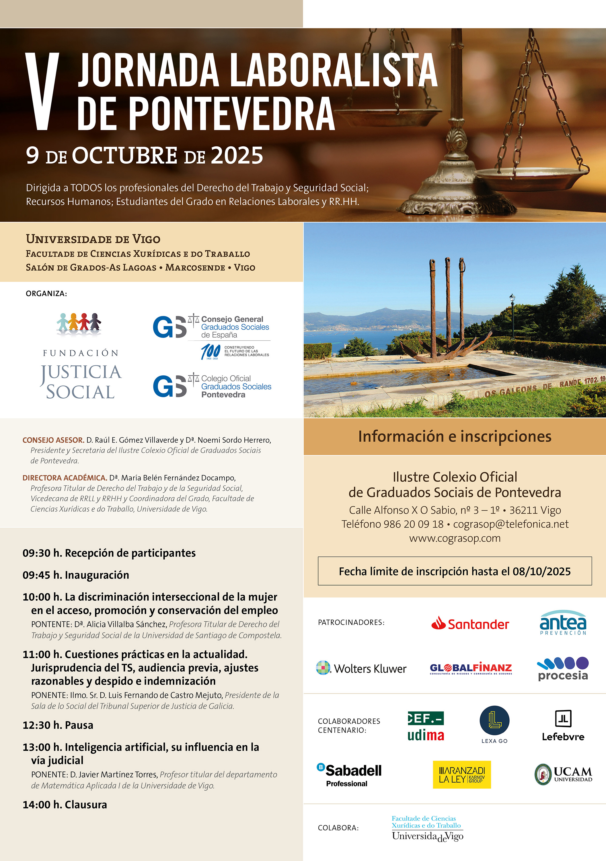 V JORNADA LABORALISTA DE PONTEVEDRA