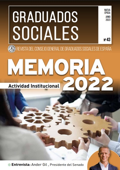 Memoria del Consejo General de Graduados Sociales 2022