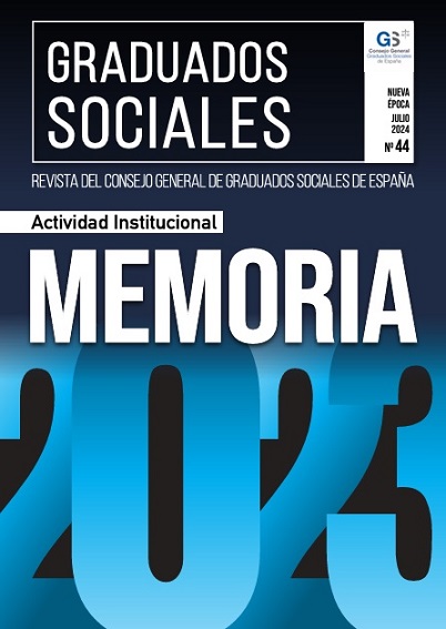 Memoria del Consejo General de Graduados Sociales 2023